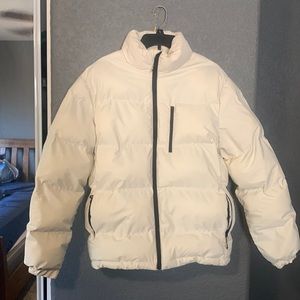 H&M White Water-Repellent Jacket